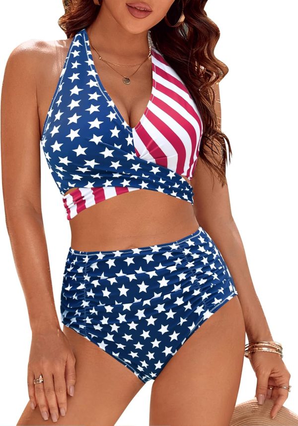 Blooming Jelly Womens Tummy Control Bathing Suits Modest High Waisted Bikini Sets Cute Halter 2 Piece Swim Suits 2025 - Image 153