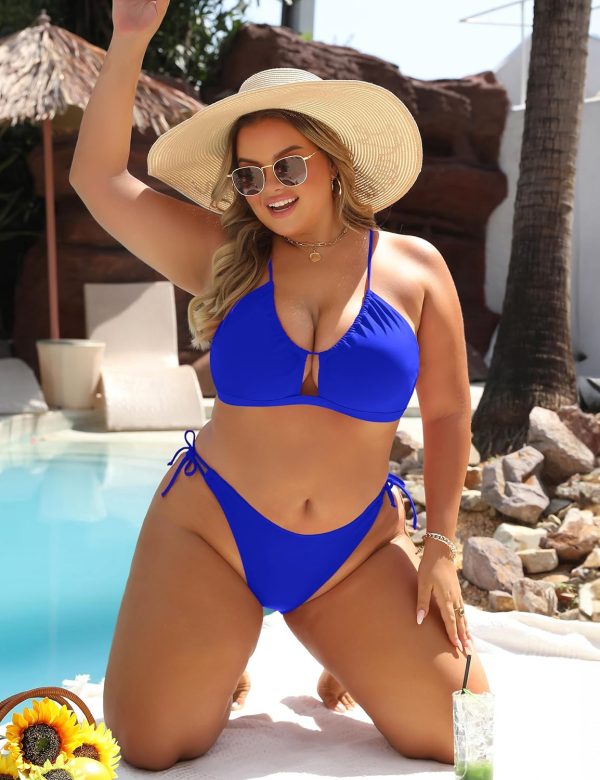 Blooming Jelly Womens Bikini Sets Two Piece Cheeky Swimsuits Curvy Cutout String Bathing Suits - Image 38