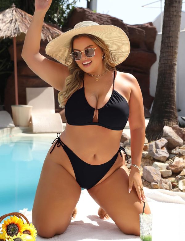 Blooming Jelly Womens Bikini Sets Two Piece Cheeky Swimsuits Curvy Cutout String Bathing Suits - Image 48