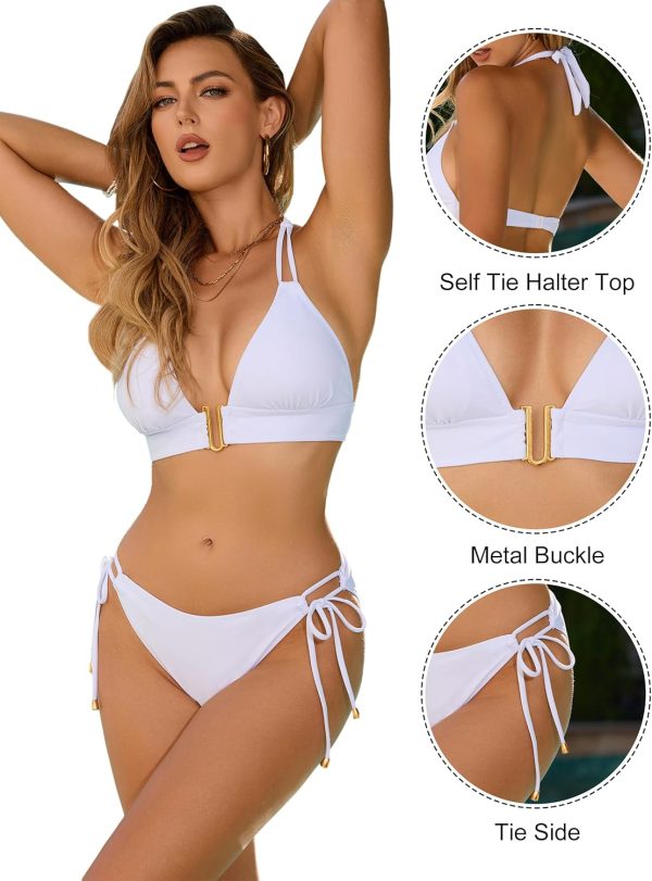 Blooming Jelly Womens Halter Triangle Bikini Sets Two Piece Cheeky Swimsuit String Sexy Bathing Suit Swim Suits 2025 - Image 18